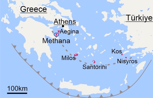 ηφαίστειο των Μεθάνων